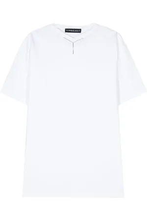 Y / PROJECT T-Shirt mit Logo-Applikation