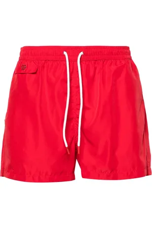 Kiton Badeshorts mit Kordelzug