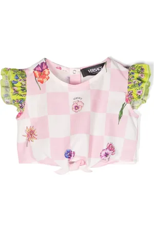VERSACE Bluse mit Check