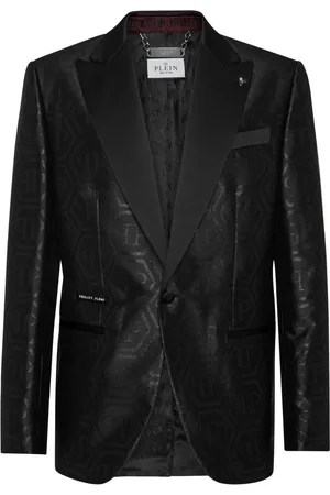 Philipp Plein Sakko aus Monogramm-Jacquard