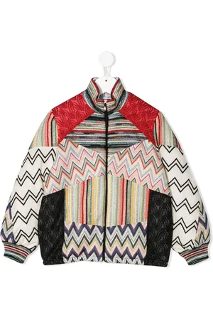 Missoni Gestrickte Bomberjacke