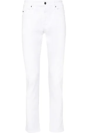 HUGO BOSS Tief sitzende Slim-Fit-Jeans