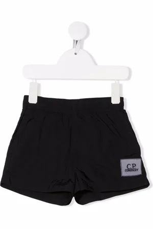 C.P. Company Badeshorts mit Logo-Patch