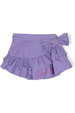 MISS BLUMARINE Rock mit Logo-Print