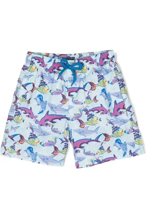 Vilebrequin Badeshorts mit Fische-Print