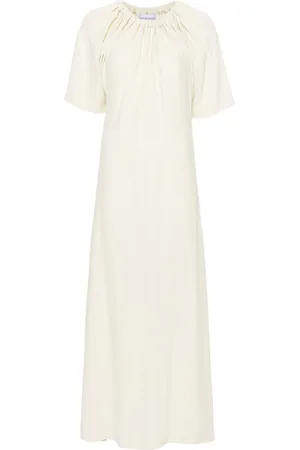Viktor & Rolf Krepp-Maxikleid mit gerafftem Ausschnitt