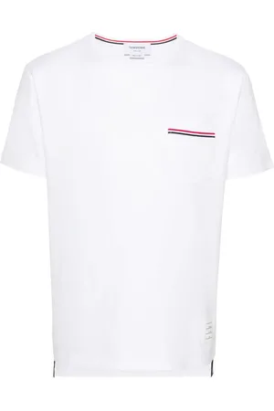 Thom Browne T-Shirt mit RWB-Streifen