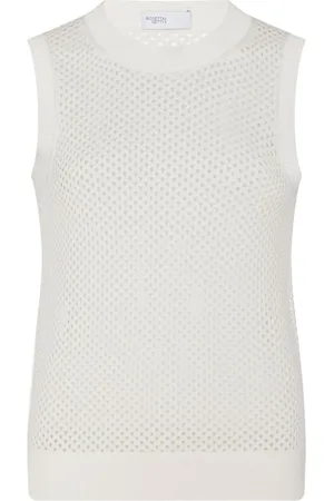 ROSETTA GETTY Pointelle-Tanktop aus Baumwollgemisch
