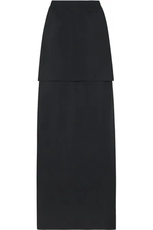 ROSETTA GETTY Bodenlanger Maxirock im Layering-Look