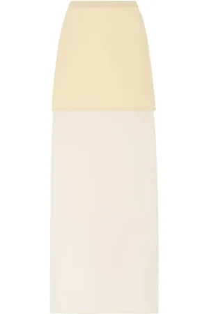 ROSETTA GETTY Bodenlanger Maxirock im Layering-Look
