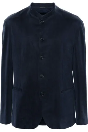 Giorgio Armani Geknöpfte Jacke mit Stehkragen