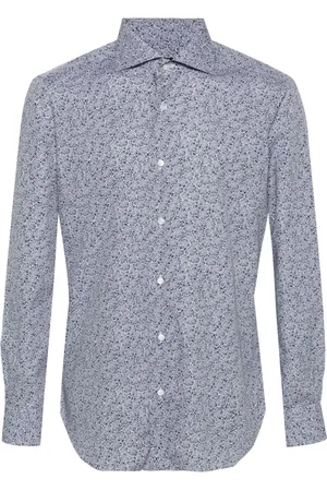 BARBA Hemd mit Blumen-Print