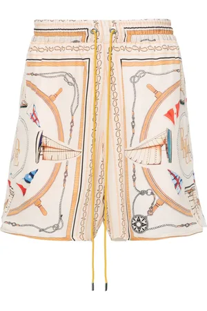 Rhude Nautica Shorts aus Seide