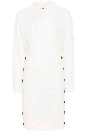Serafini Gewickeltes Popeline-Minikleid