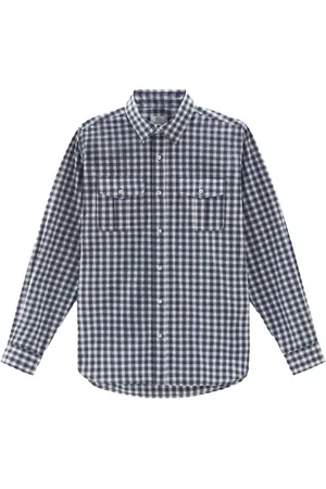 Woolrich Kariertes Leinenhemd