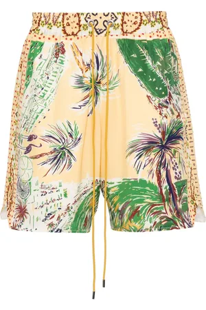 Rhude Palmina Shorts aus Seide