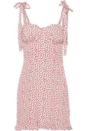 ROTATE Kleid mit Herz-Print
