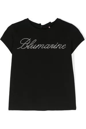 MISS BLUMARINE T-Shirt mit Strassverzierung