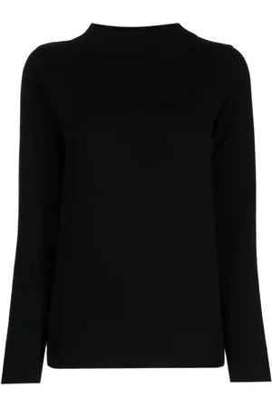 N.PEAL Kaschmirpullover mit Stehkragen