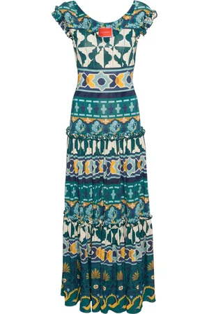 La DoubleJ Pimento Maxikleid mit grafischem Print