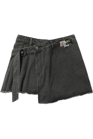 Musium Div. Jeans-Shorts in Wickeloptik