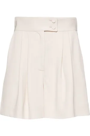 Styland Hoch sitzende Shorts mit Falten