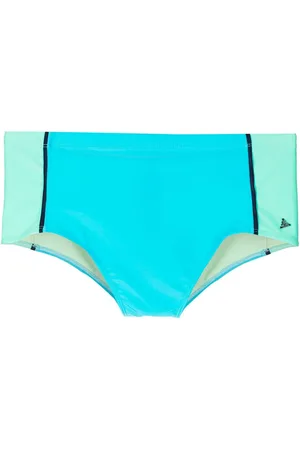 AMIR SLAMA Paspelierte Badeshorts mit Einsätzen