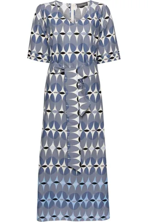 LORENA ANTONIAZZI Midikleid mit geometrischem Print