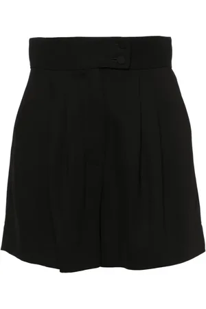 Styland Hoch sitzende Shorts mit Falten