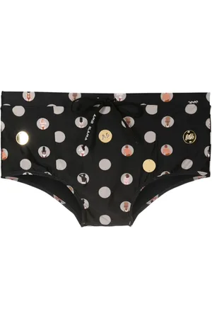 AMIR SLAMA Badeshorts mit grafischem Print