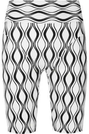AMIR SLAMA Shorts mit grafischem Print