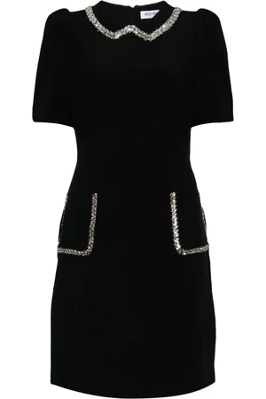 DICE KAYEK Minikleid mit Kristallen