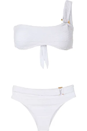 AMIR SLAMA Einschultriger High-Waist-Bikini