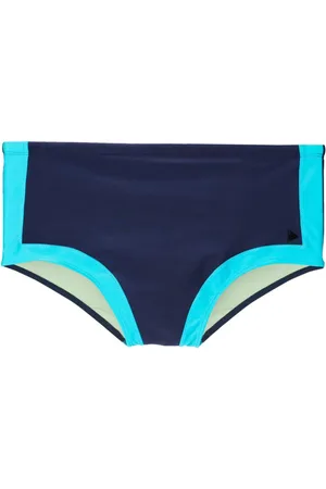 AMIR SLAMA Badeshorts mit Logo-Schild