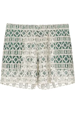 AMIR SLAMA Shorts mit Stickerei