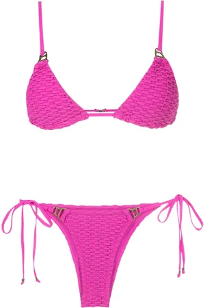 AMIR SLAMA Bikini mit Webmuster