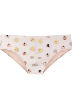 AMIR SLAMA Badeshorts mit grafischem Print