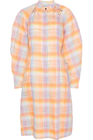 HENRIK VIBSKOV Kariertes Spam Midikleid