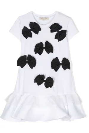 Twin-Set Schößchen-Kleid mit Schleifendetail