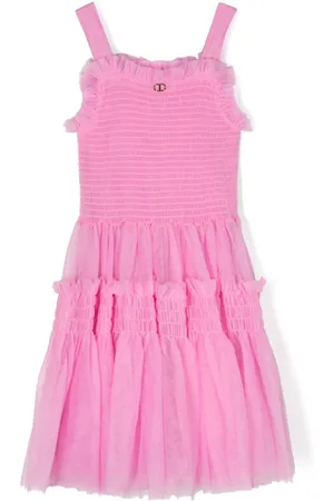 Twin-Set Gesmoktes Tüllkleid