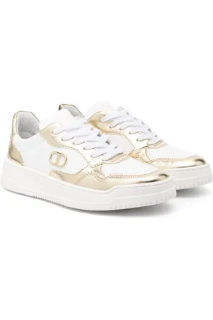 Twin-Set Sneakers mit Logo-Schild
