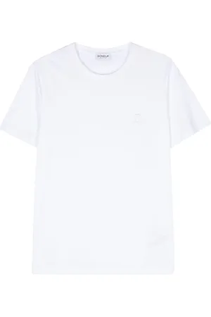 Dondup T-Shirt mit Logo-Stickerei