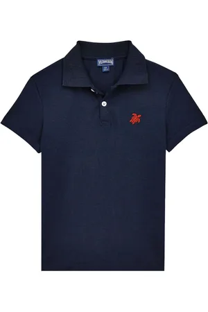 Vilebrequin Besticktes Poloshirt aus Bio-Baumwolle