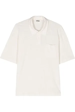 YMC Ivy Poloshirt aus Leinengemisch