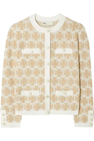 Tory Burch Kendra Bouclé-Cardigan