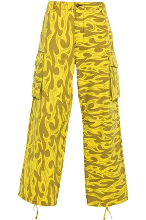 ERL Cargohose mit abstraktem Print