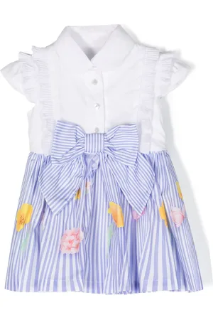 Lapin House Gestreiftes Kleid mit Rüschen