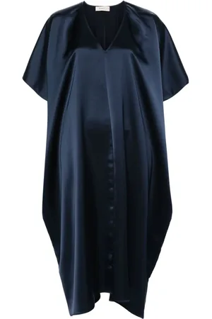 BLANCA Satinkleid mit lockerem Schnitt