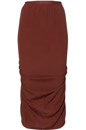 Rick Owens Drapierter Shrimp Midirock
