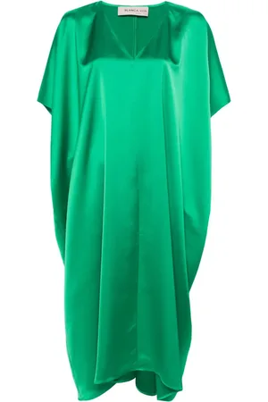 BLANCA Satinkleid mit lockerem Schnitt